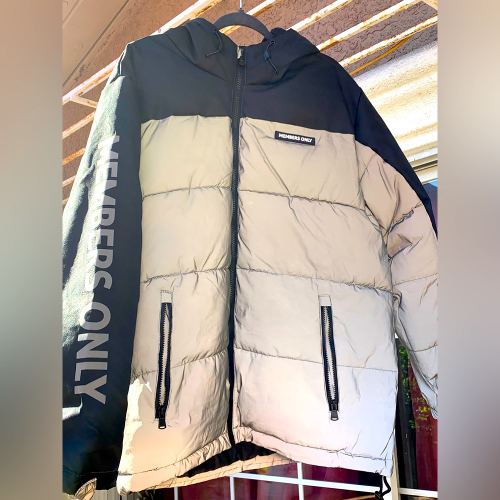 Mens “Members Only” Puffer Jacket